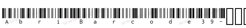 Abri Barcode39字体转换